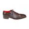 Emilio Franco "Bosco" Chocolate Genuine Italian Deerskin Leather Lace-Up Dress Shoes.